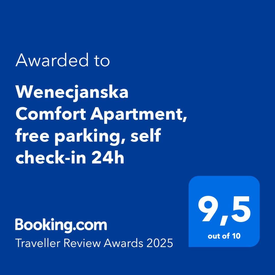 Wenecjanska Comfort Apartment, Free Parking, Self Check-In 24H Poznań Eksteriør billede